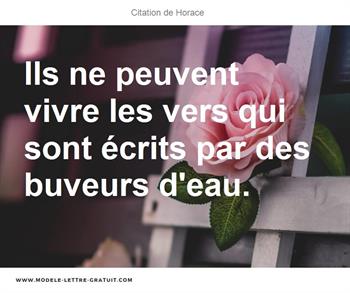 Citations Horace