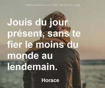 Citation de Horace