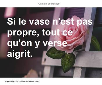 Citations Horace