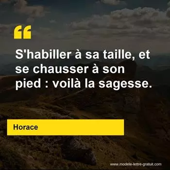 Citation Horace