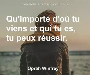 Citation de Oprah Winfrey