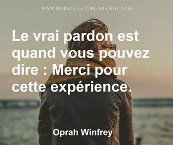 Citation de Oprah Winfrey