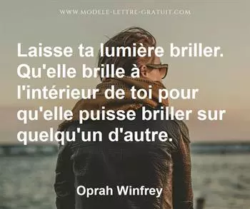Citation de Oprah Winfrey