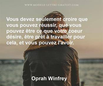 Citation de Oprah Winfrey