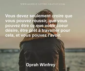 Citation de Oprah Winfrey