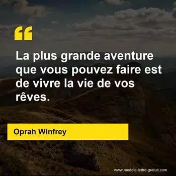 Citation Oprah Winfrey
