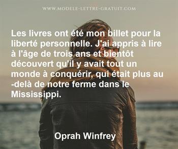 Citation de Oprah Winfrey