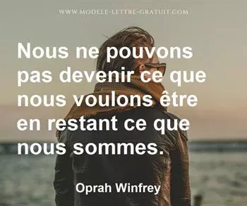 Citation de Oprah Winfrey