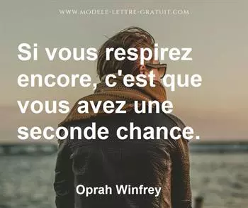 Citation de Oprah Winfrey