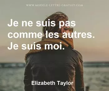 Citation de Elizabeth Taylor