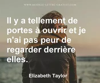Citation de Elizabeth Taylor