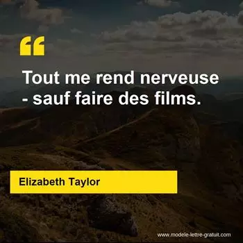 Citation Elizabeth Taylor