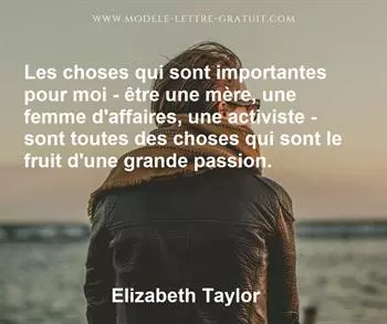 Citation de Elizabeth Taylor