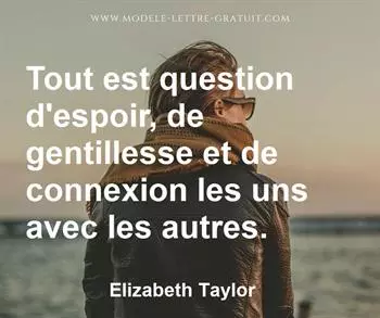 Citation de Elizabeth Taylor