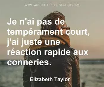 Citation de Elizabeth Taylor