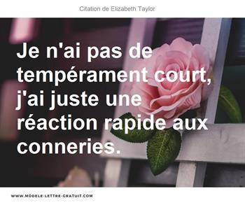 Citations Elizabeth Taylor