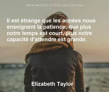 Citation de Elizabeth Taylor