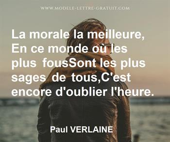 Citation de Paul VERLAINE