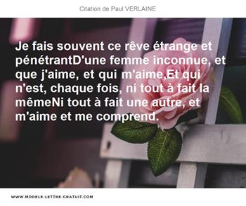 Citations Paul VERLAINE