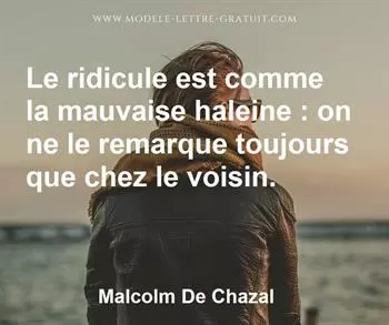 Citation de Malcolm De Chazal