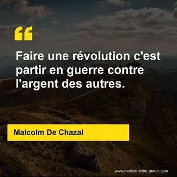Citation Malcolm De Chazal
