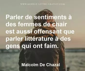 Citation de Malcolm De Chazal