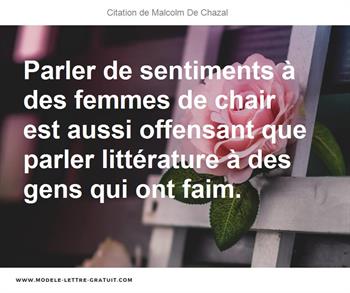 Citations Malcolm De Chazal