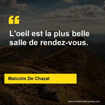 Citation de Malcolm De Chazal