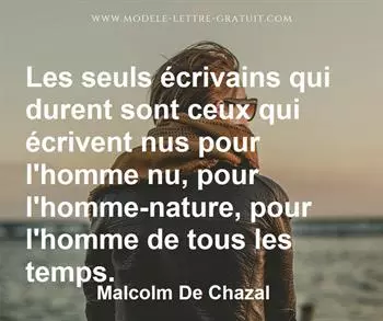 Citation de Malcolm De Chazal