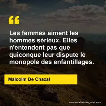 Citation Malcolm De Chazal