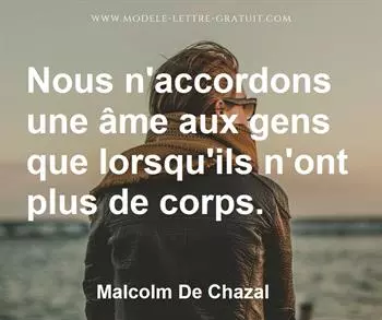Citation de Malcolm De Chazal