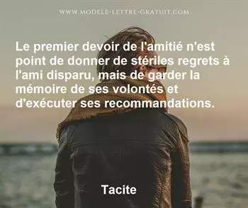 Citation de Tacite
