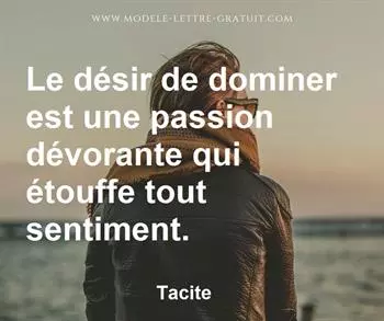 Citation de Tacite