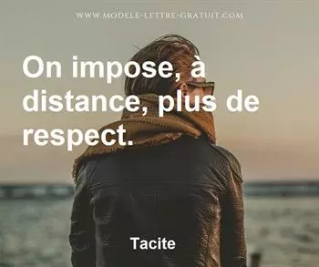 Citation de Tacite