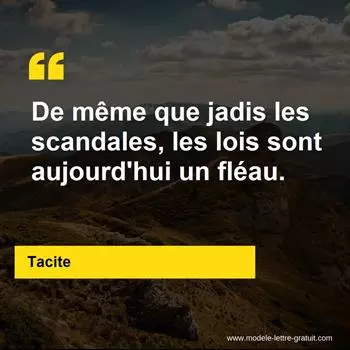 Citation Tacite