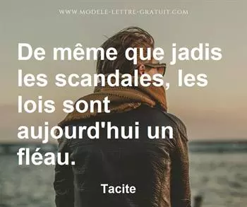 Citation de Tacite