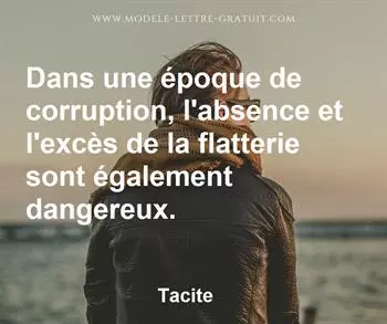 Citation de Tacite