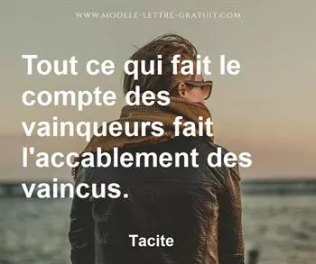 Citation de Tacite