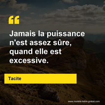 Citation de Tacite