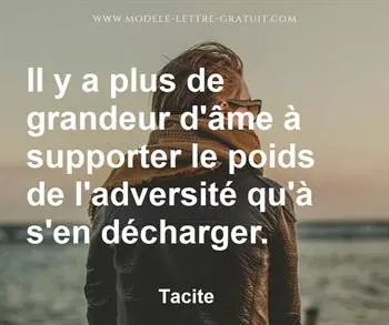 Citation de Tacite