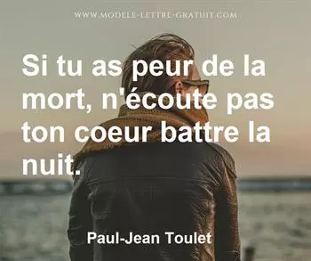 Citation de Paul-Jean Toulet