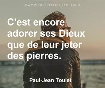 Citation de Paul-Jean Toulet
