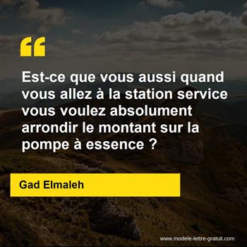 Citation de Gad Elmaleh