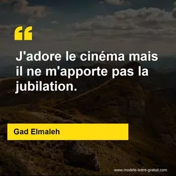 Citation Gad Elmaleh