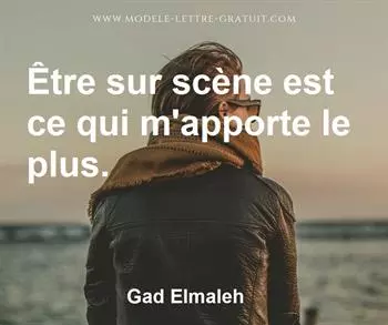 Citation de Gad Elmaleh