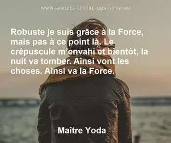 Citation de Maître Yoda