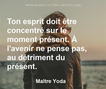 Citation de Maître Yoda