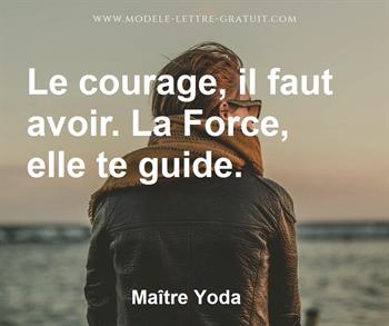 Citation de Maître Yoda