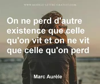 Citation de Marc Aurèle