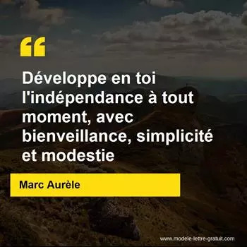 Citations Marc Aurèle